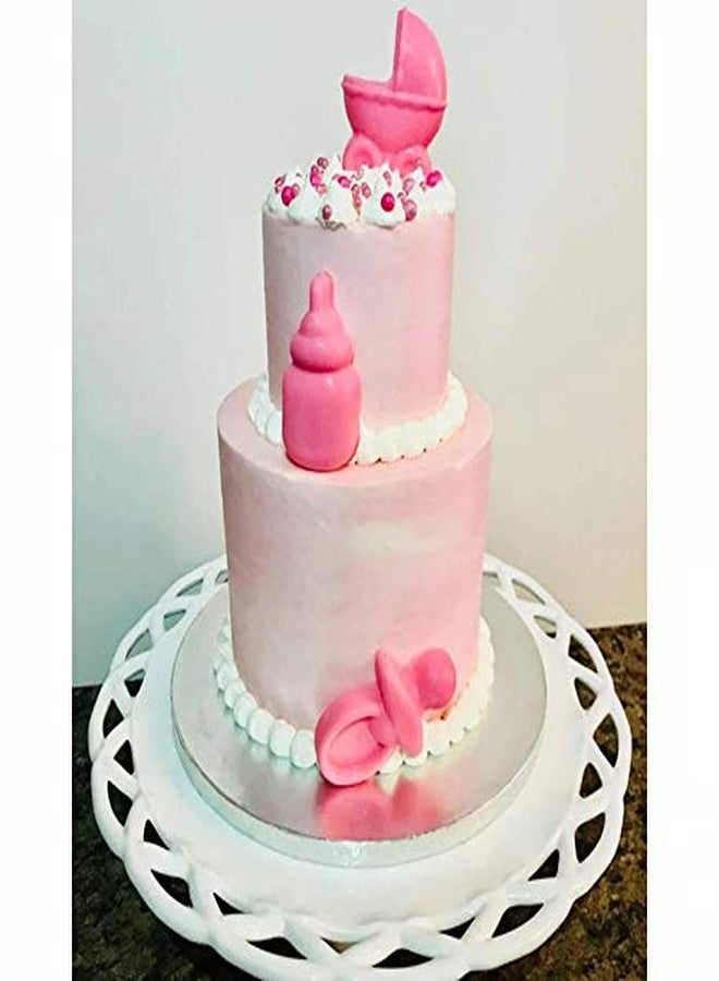 TREXEE Baby Shower Party Silicone Mold Baby Feeding Bottle Pacifier Fondant Mold for Sugarcraft Candy Making Cupcake Topper Mold Soap Mould Chocolate Cake Muffin Mould - Image 5